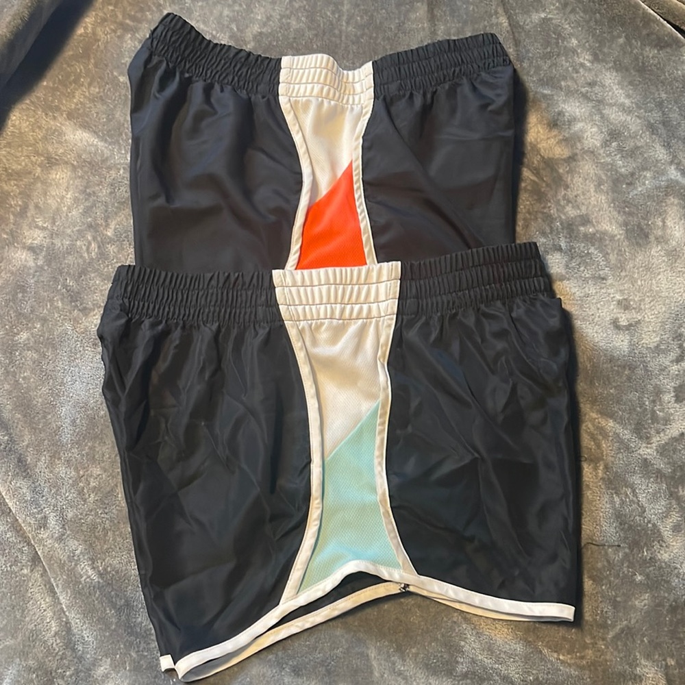 Pair of Zone Pro B/W Peach  & B/W Mint Shorts